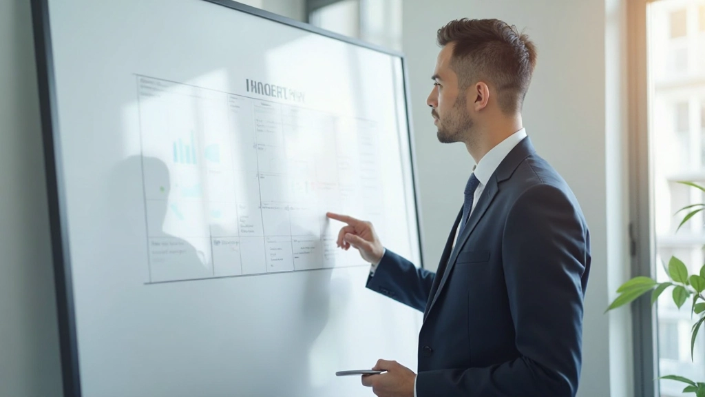 Матрица приоритетов на доске с рабочими задачами