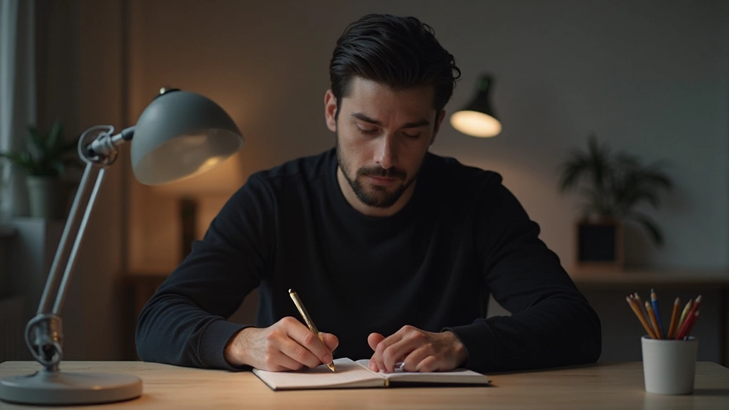 Человек использует технику Pomodoro с таймером